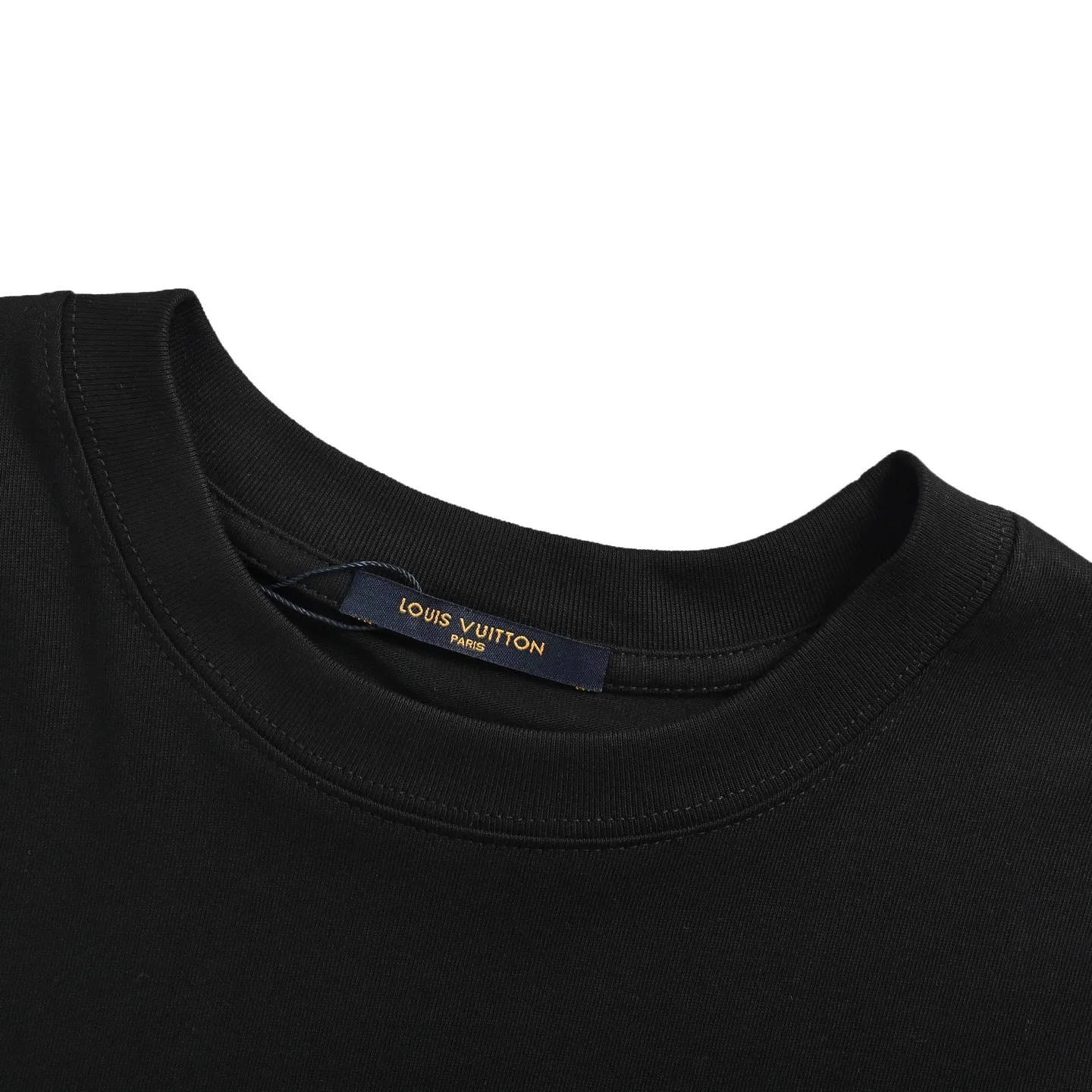 Louis Vuitton/Louis Vuitton 25ss line fake pocket embroidered short sleeves
